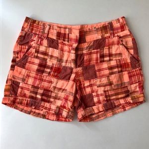 J. Crew | plaid patches shorts EUC